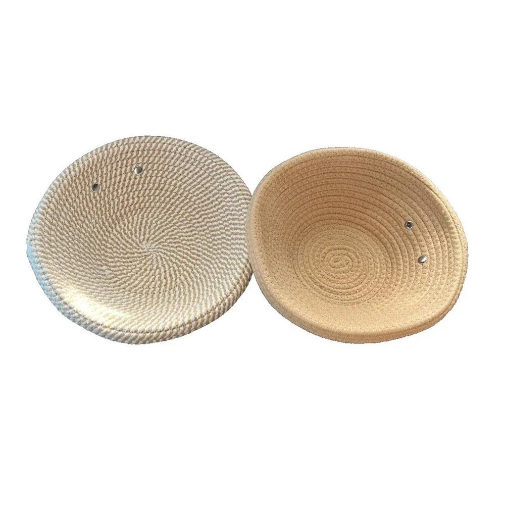 NeoRov Banneton Bread Proofing Basket Set - 2 Round Sourdough Proofing